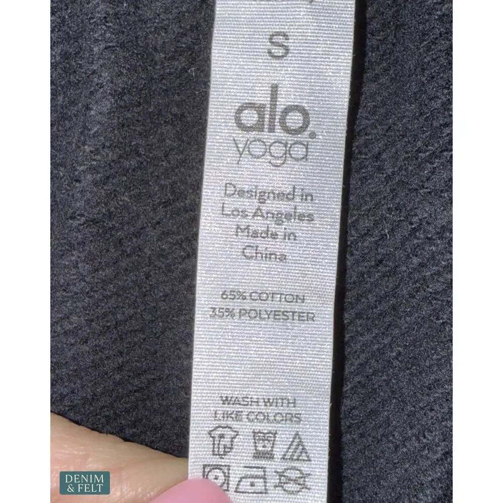 ALO Yoga Accolade Sweat Shorts‎ Black Athleisure Lounge Minimalist Elastic Waist